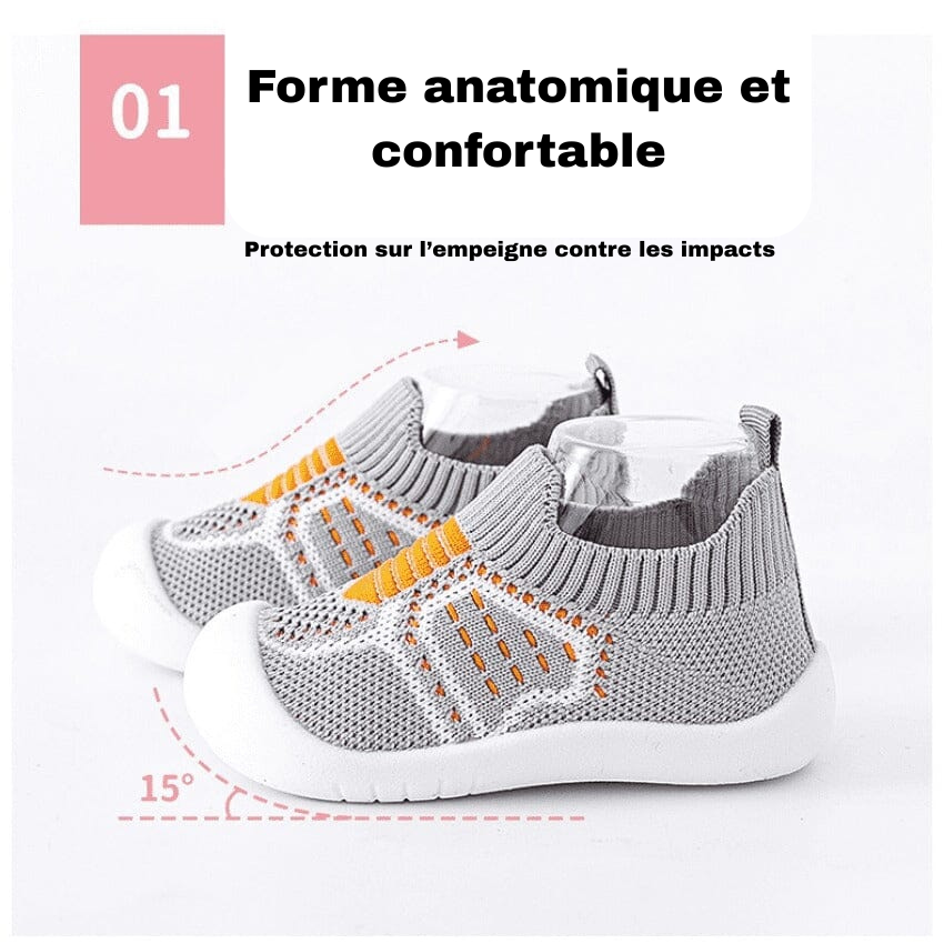 Baskets Chaussettes Enfant Antidérapantes - Achetez-en 1, Recevez-en 2