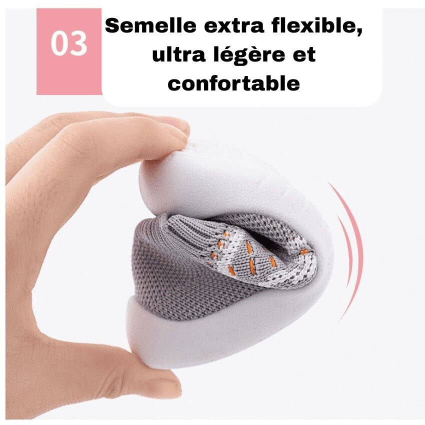 Baskets Chaussettes Enfant Antidérapantes - Achetez-en 1, Recevez-en 2