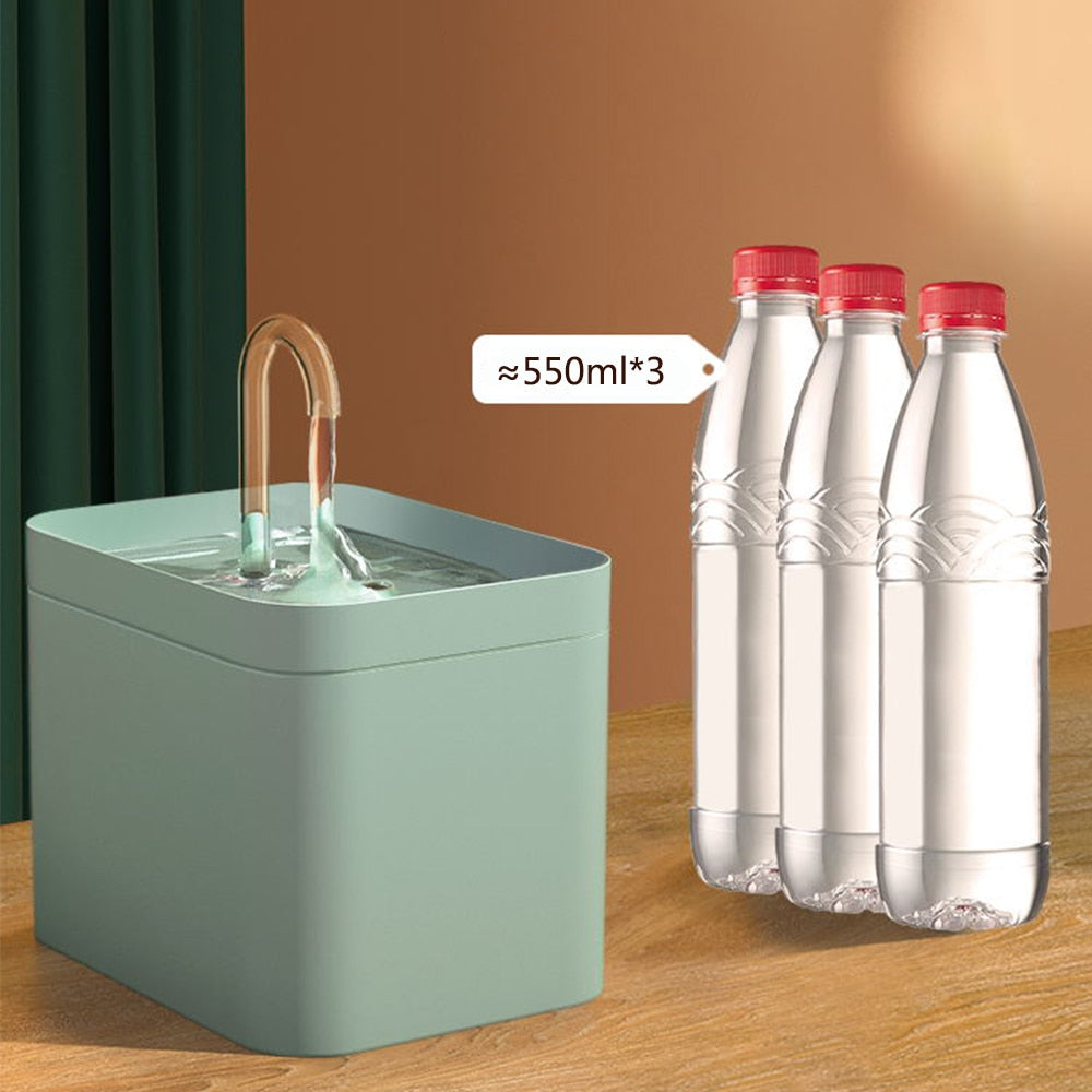 Fontana d'acqua per gatti con filtro automatico elettrica USB