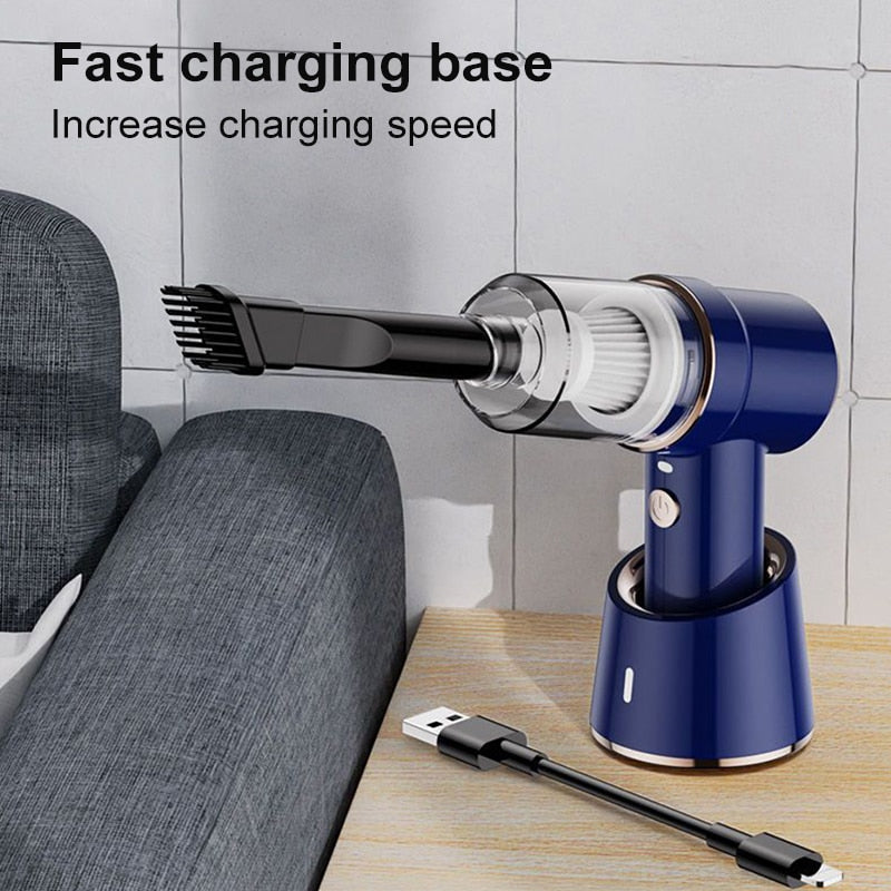 Portable Car Vacuum Cleaner Wireless Charging