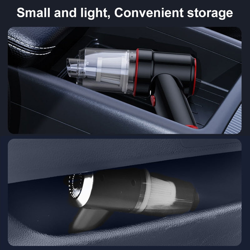Portable Car Vacuum Cleaner Wireless Charging