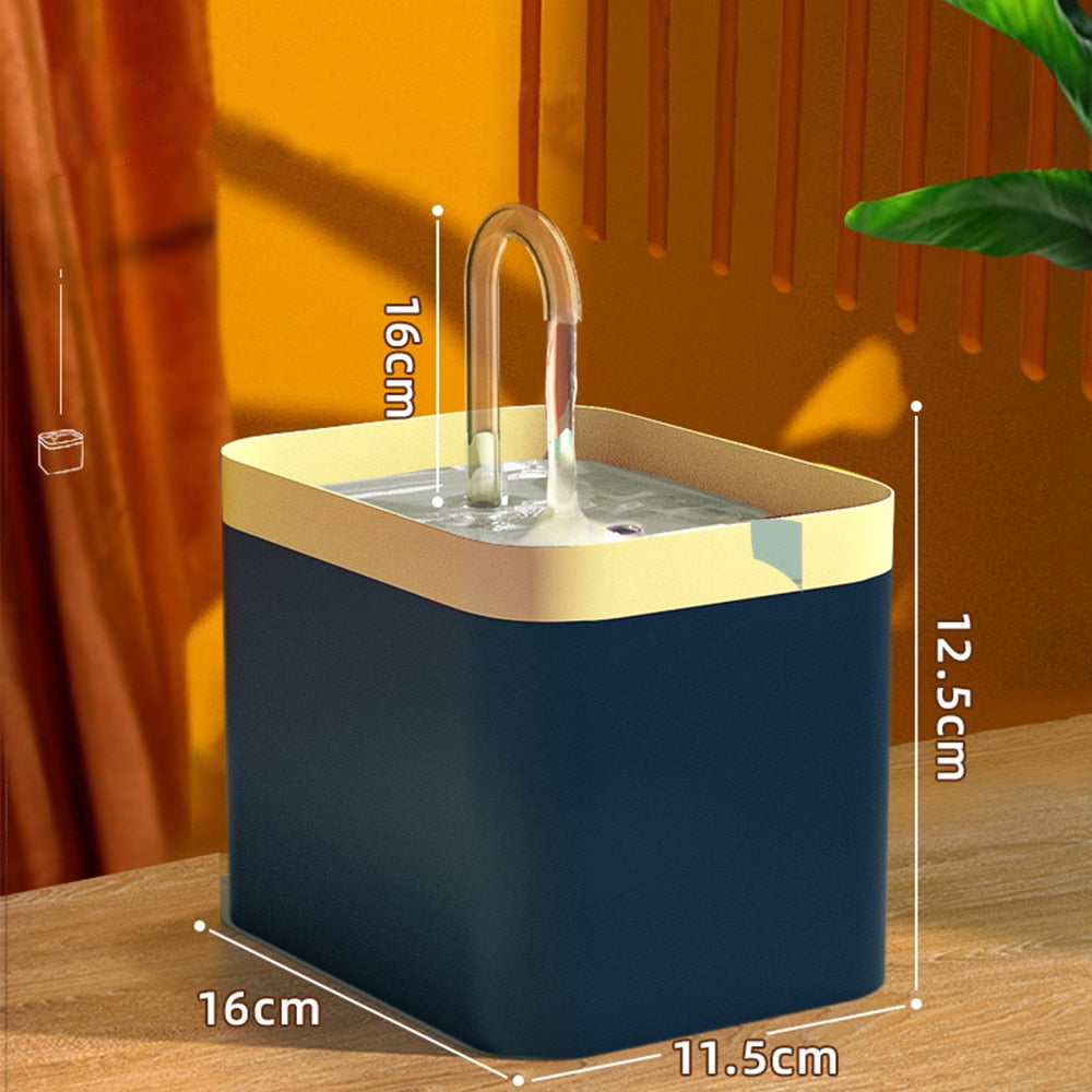 Fontana d'acqua per gatti con filtro automatico elettrica USB