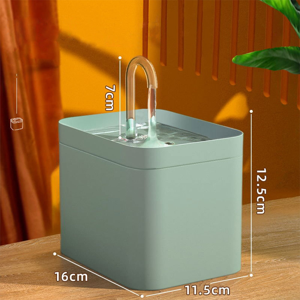 Fontana d'acqua per gatti con filtro automatico elettrica USB